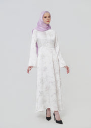 Lily Grace Satin Maxi Dress by Minnaba